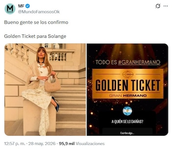 El revuelo por la salida de Solange Abraham aumentó pedidos para que reciba el Golden Ticket e ingrese nuevamente a Gran Hermano