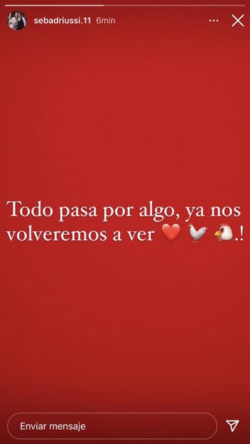 El posteo de Driussi