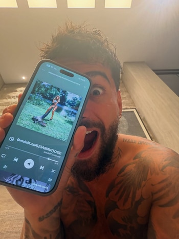 Maluma anunció el estreno de 'Cuerpo (Tumbao)' con una imagen promocional de la nueva edición de 'B’Day' - crédito @maluma / Instagram