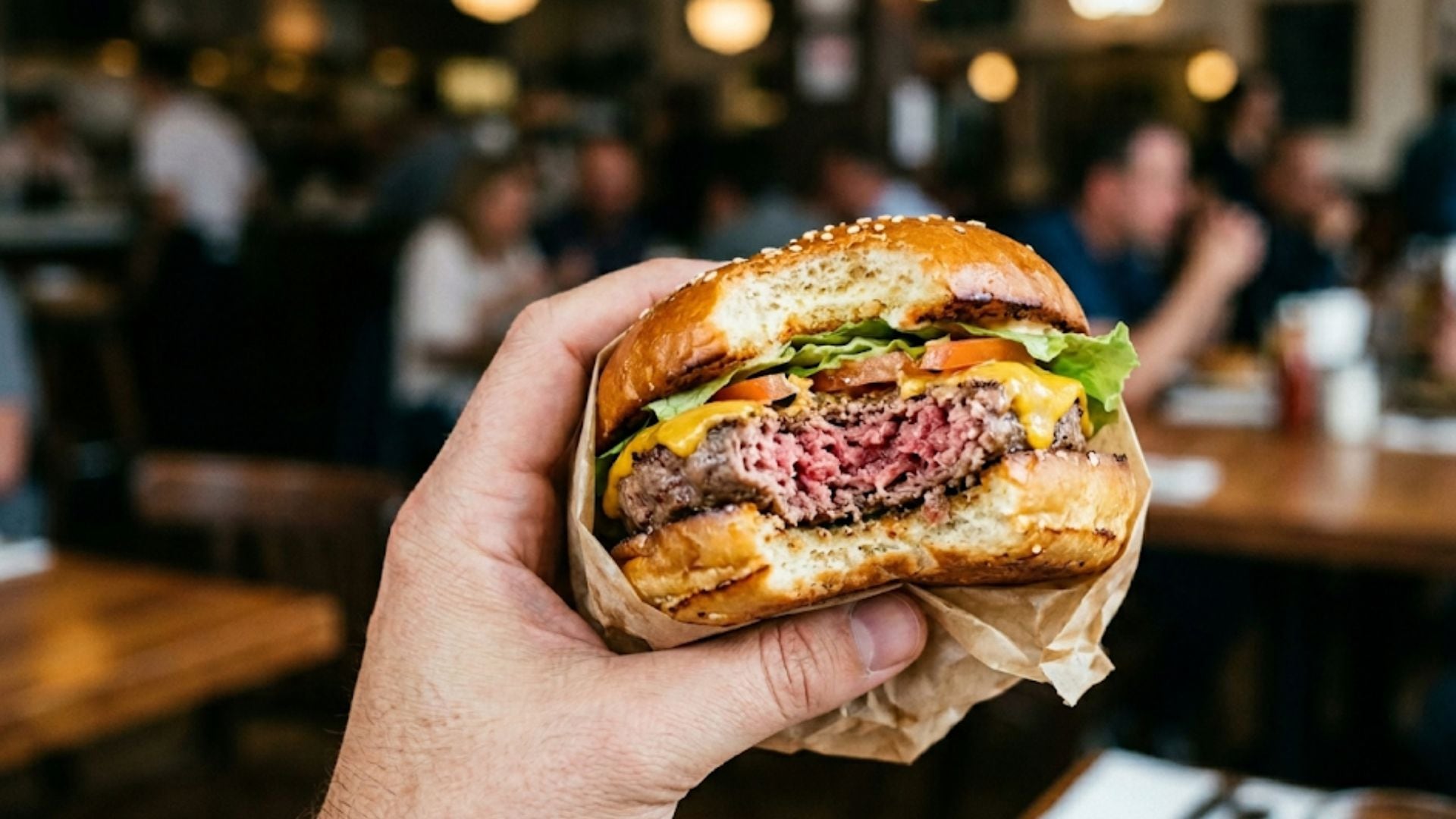 El consumo de hamburguesas poco cocinadas eleva el riesgo de infecciones alimentarias por bacterias como Escherichia coli en la población (Imagen Ilustrativa Infobae)