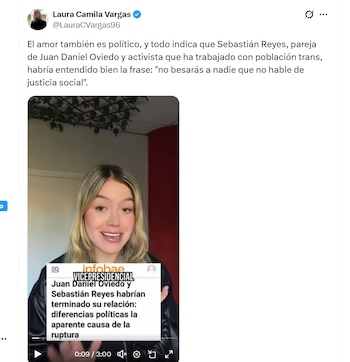 Laura Camila Vargas en X
