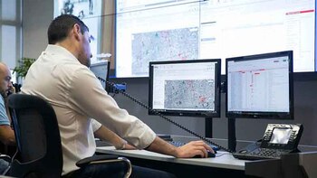 La central de monitoreo de