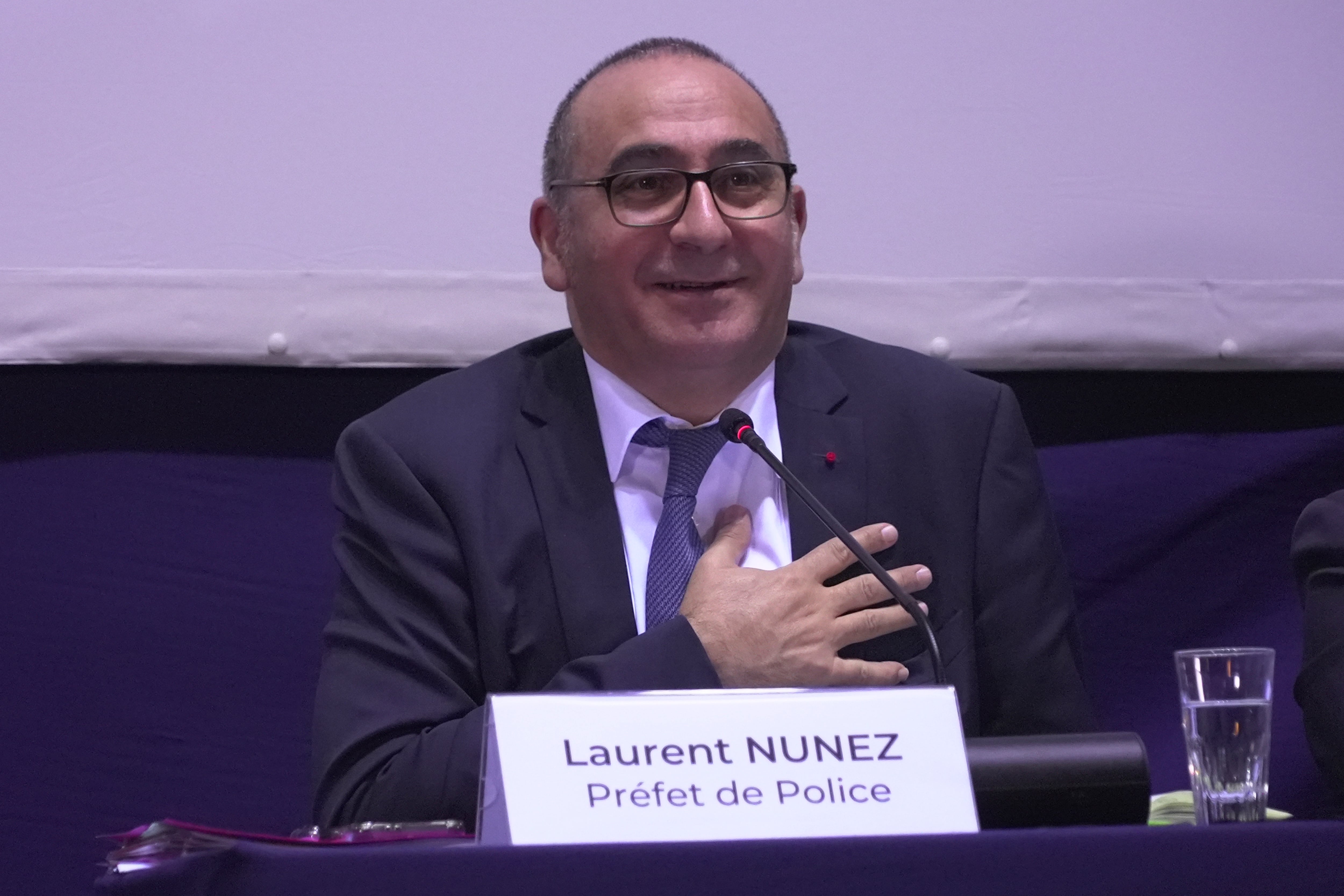 Laurent Núñez, actual ministro del Interior de Francia y ex prefecto policial de París (AP Foto/John Leicester)