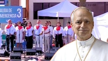 Peruanos cantan “Esta es mi Tierra” en encuentro con el Papa León XIV y así reacciona el sumo pontífice
