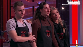 Omar, Inma y Paloma en 'Masterchef 14'