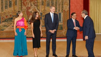 Recepción reyes de españa palacio del pardo