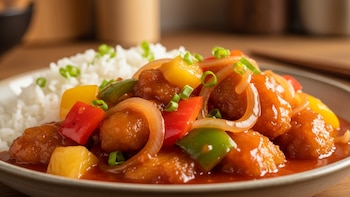 Pollo en salsa agridulce: la receta casera que conquista la cocina con sabor oriental
