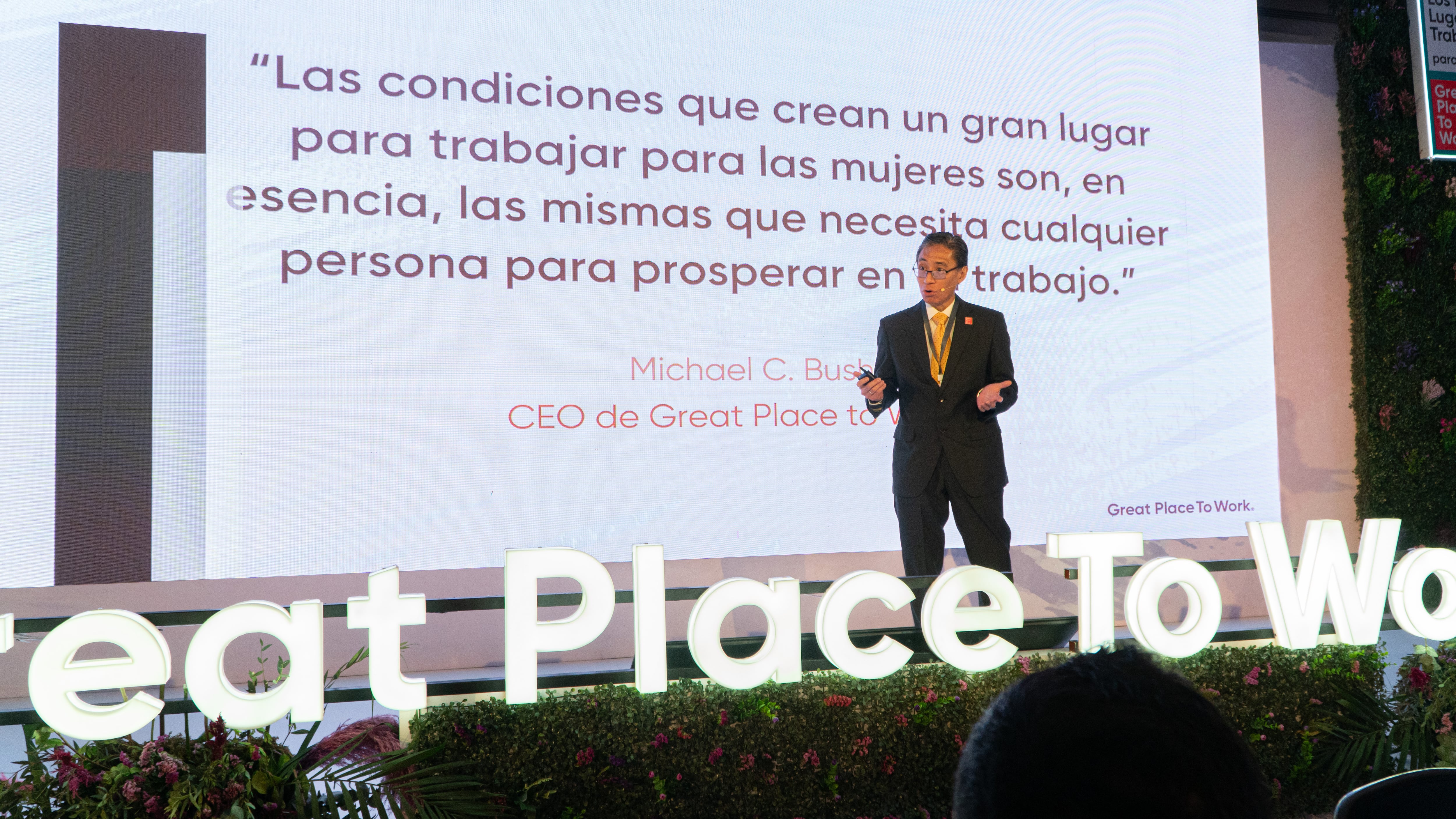 Se realizó la última edición de Great Place To Work en la CDMX en donde se entregaron decenas de galardones a empresas comprometidas en ser los mejores lugares para las mujeres para trabajar. (Jenifer Nava/Infobae)