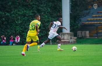 El mediocampista disputó cinco partidos profesionales con Fortaleza antes de llegar al fútbol europeo -crédito camilo.orozco06/Instagram