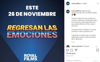 La cadena de exhibición y