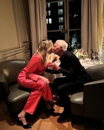 Eduardo y Elina Costantini festejan