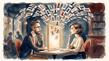 Las parejas que se conocen en línea reportan menor satisfacción, según un estudio global
