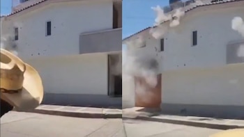 Así fue el ataque a la vivienda de Rubén Rocha Moya en Culiacán: agresor llevaba un sobrero y armas largas