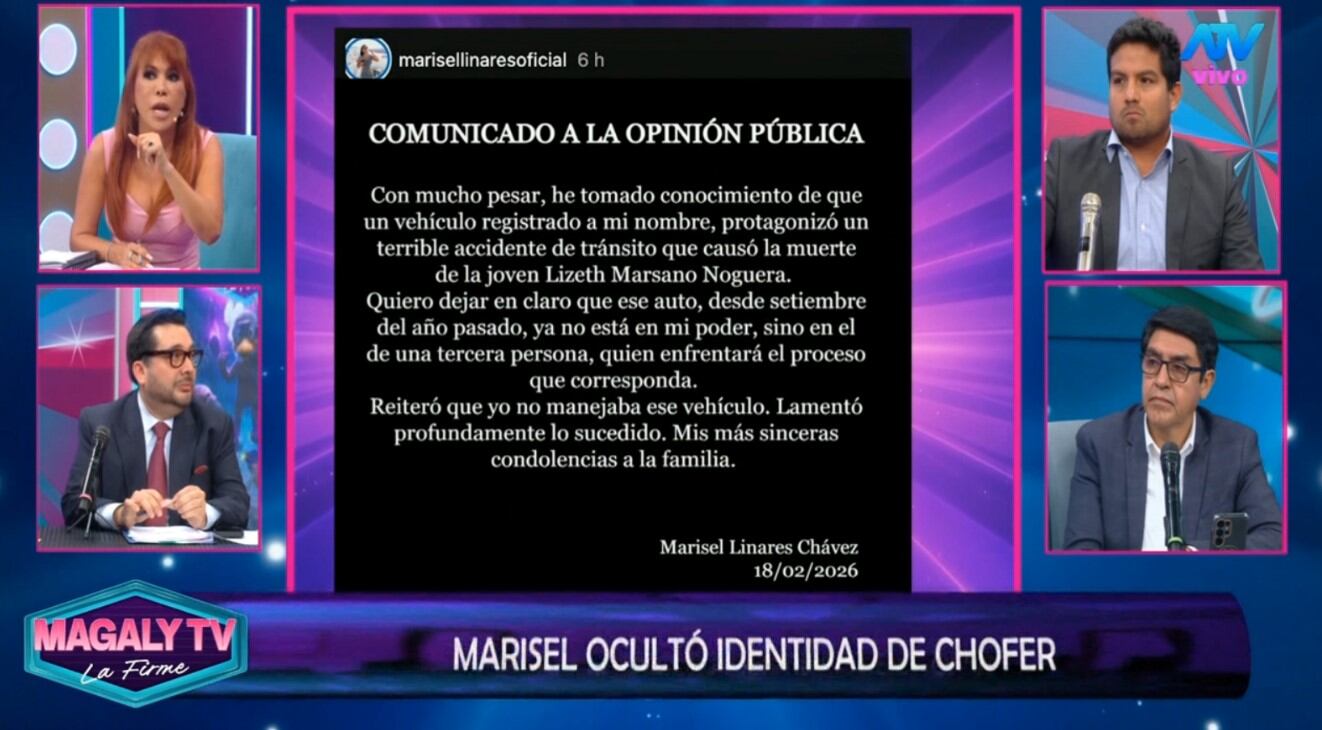 Caso Lizeth Marzano: dictan impedimento de salida del país a Adrián Villar y familia exige cárcel. ATV/ Magaly TV La Firme.