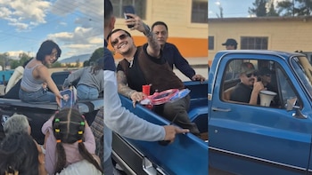 Familia Aguilar y Christian Nodal