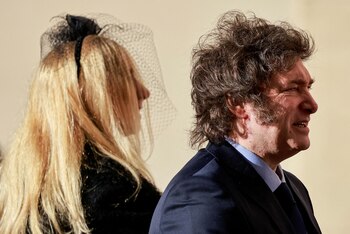 Javier Milei y su hermana