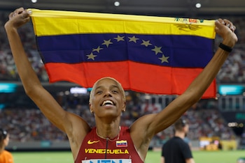 La atleta venezolana Yulimar Rojas,