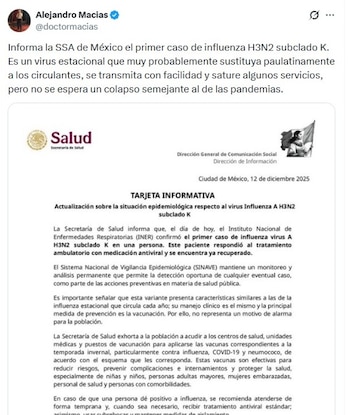 Alejandro Macias afirmó que la