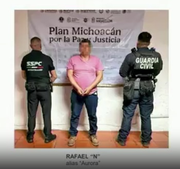 "El Mike" o "Aurora" fue detenido desde el pasado 17 de marzo en Michoacán. Crédito: Gobierno de Michoacán