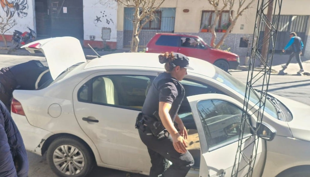 El auto que usaba el remisero