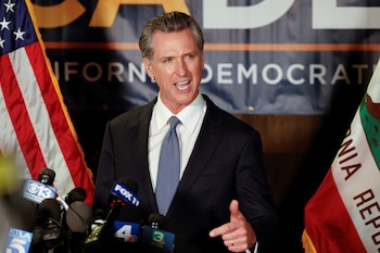 Gavin Newsom, gobernador California (REUTERS/Fred