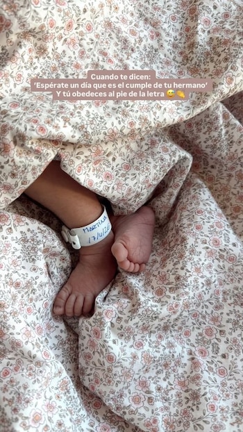 Marta Lozano muestra la primera foto de su segundo bebé (Instagram / @martalozanop)