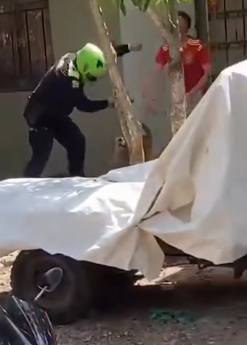 El lesionado fue trasladado