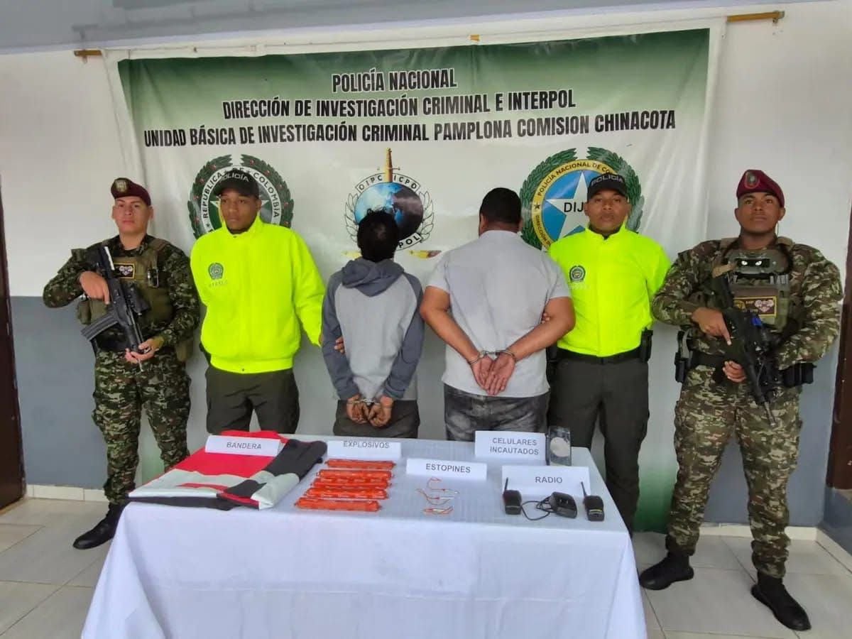 OPERATIVO GOLPEA AL ELN EN NORTE DE SANTANDER: CAPTURAN A DOS PRESUNTOS INTEGRANTES