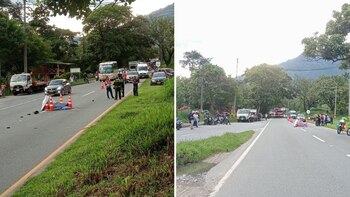 Fuerte accidente en el Valle