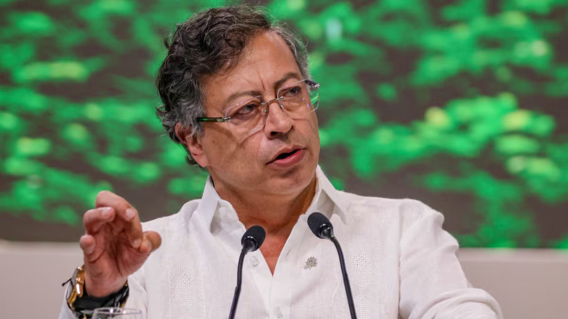 Gustavo Petro fue cuestionado por su manera de dirigirse a la Policía durante un evento en Cali - crédito Joel González/Presidencia de Colombia