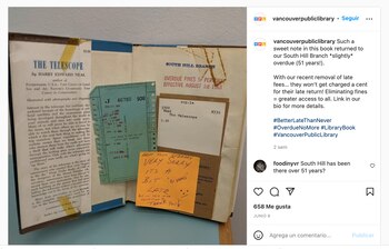 La biblioteca compartió una publicación