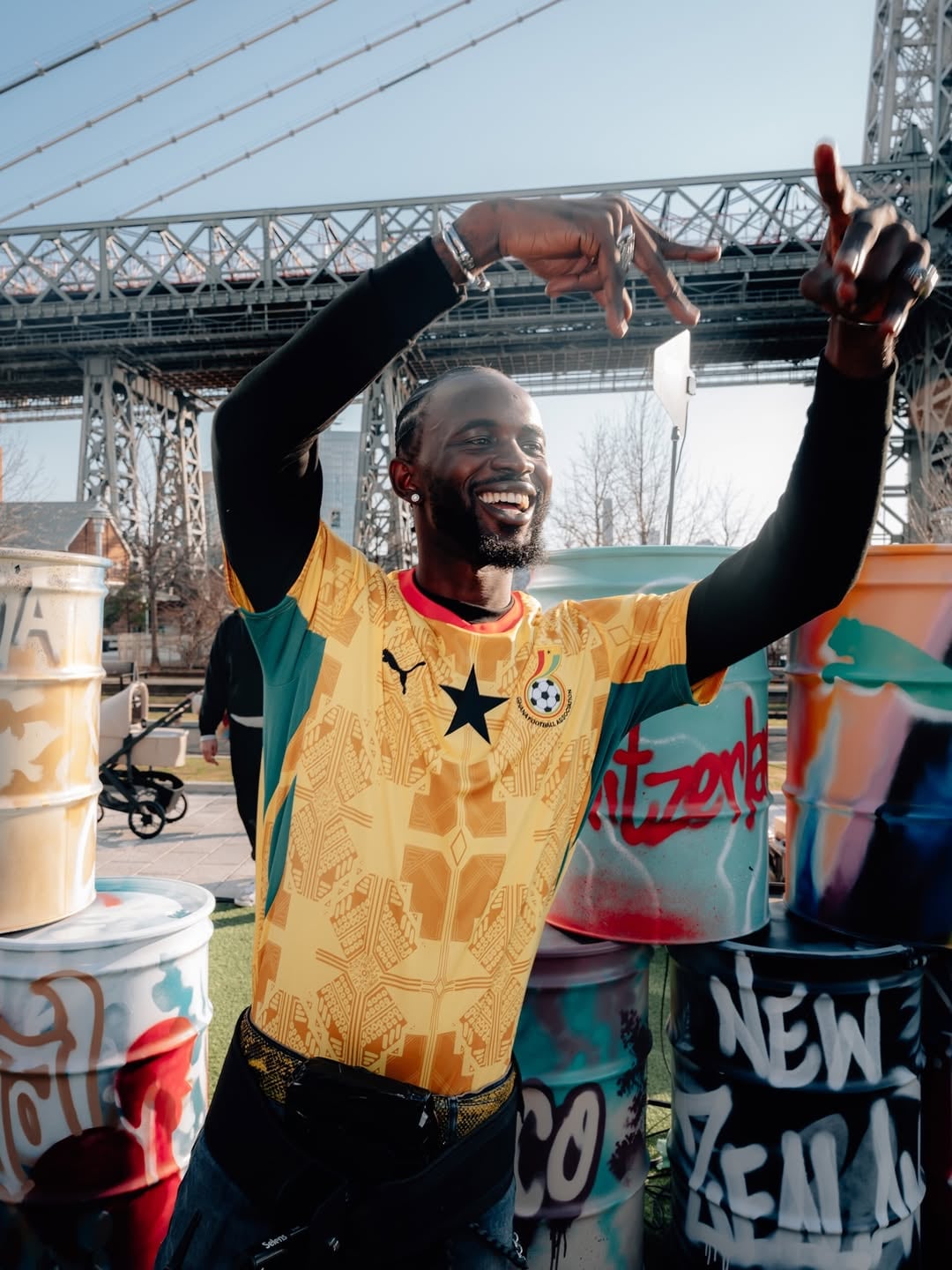 La remera que utilizará Ghana (Puma)