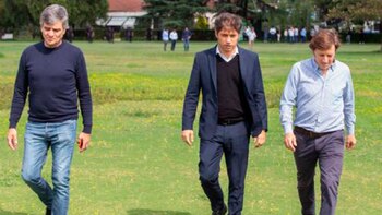 Kicillof junto a Jaime Méndez