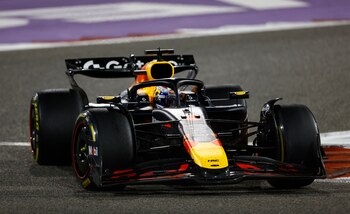 El piloto neerlandés se mostró