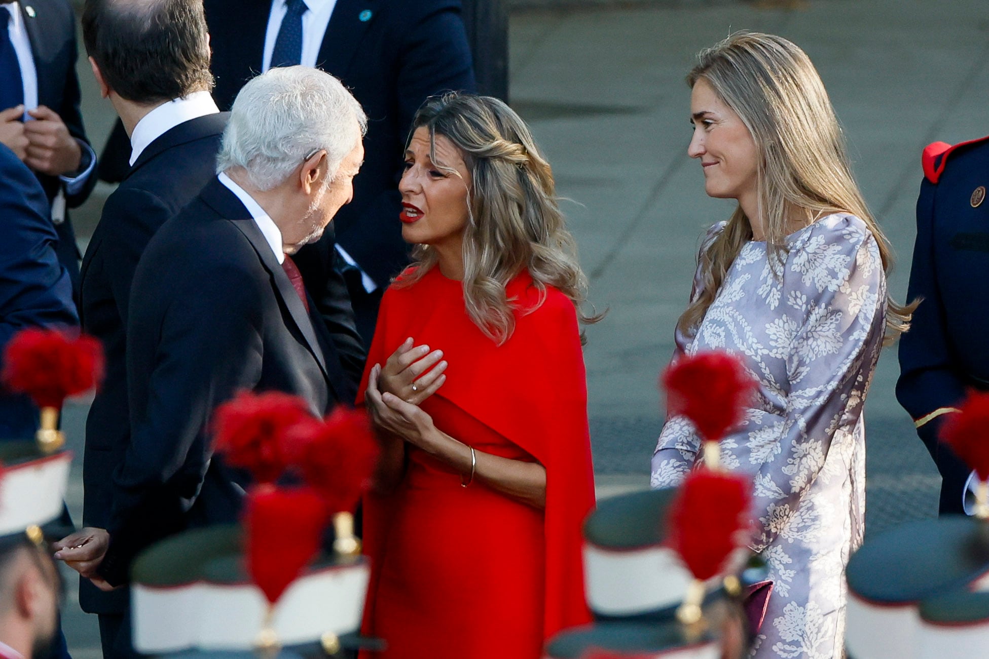 Yolanda Díaz en el desfile del 12 de octubre (EFE)