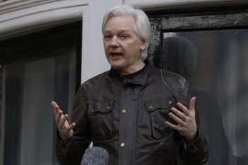 Julian Assange in 2017.