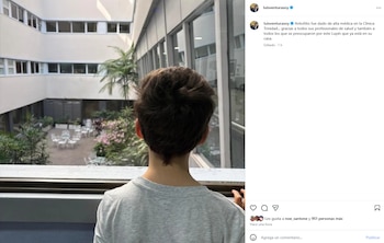 Luis Ventura anunció el alta de su hijo Antonio