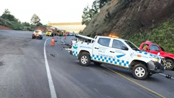 Choque en autopista Siglo XXI,