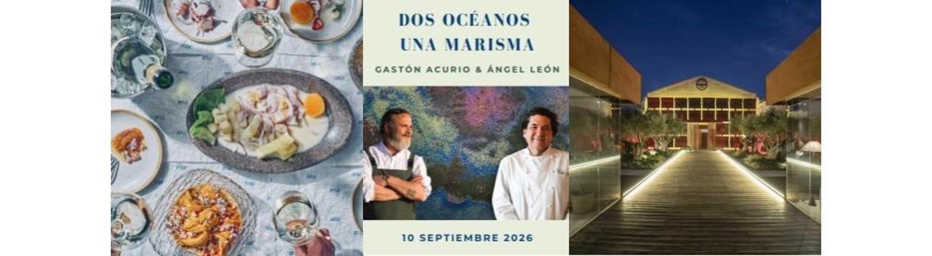 20/08/2026 Angel León y Gastón Acurio cocinarán juntos en Aponiente
ECONOMIA
APONIENTE