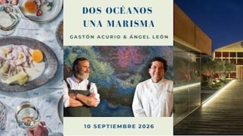 Ángel León y Gastón Acurio fusionan la investigación marina y la cocina peruana en un encuentro en Aponiente