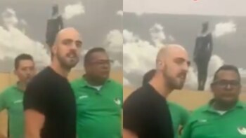 En video · Extranjero golpeó