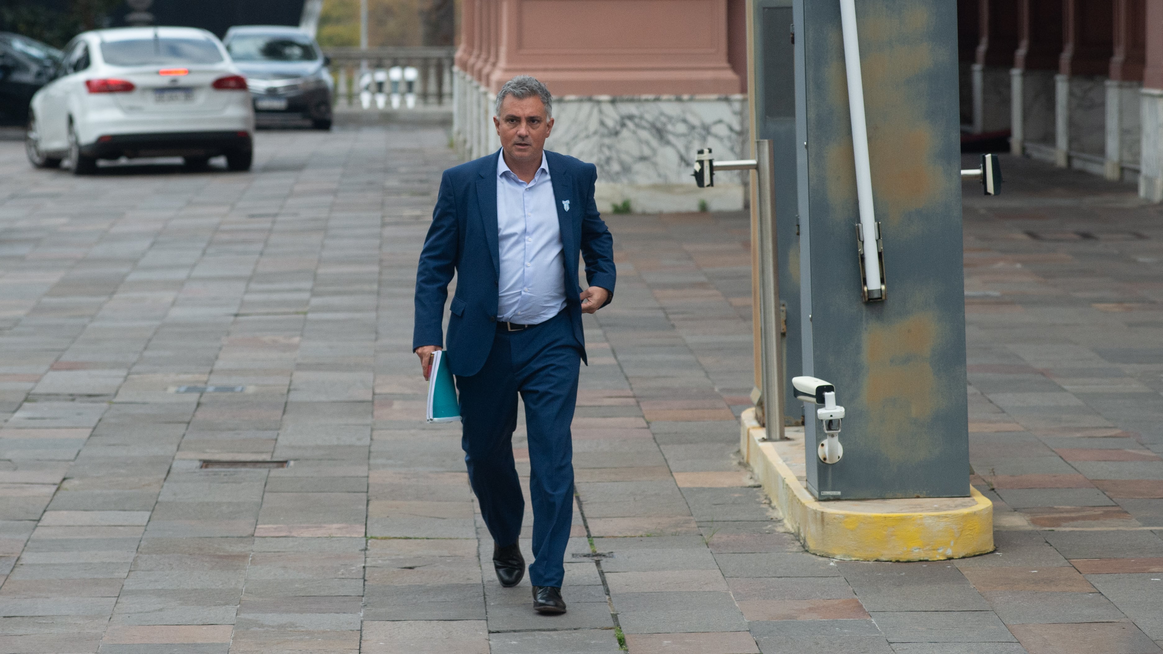 Sebastián Pareja, el armador libertario, en Casa Rosada (Jaime Olivos)