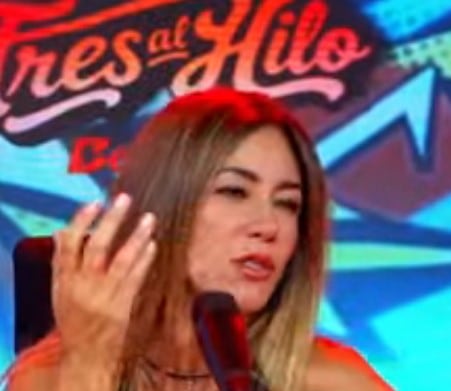 Tilsa Lozano confiesa que sigue creyendo en el amor a los 43 años y Gabriel Calvo le lanza inesperada advertencia. Captura: Tres al Hilo.