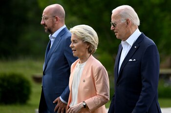 Ursula von der Leyen junto