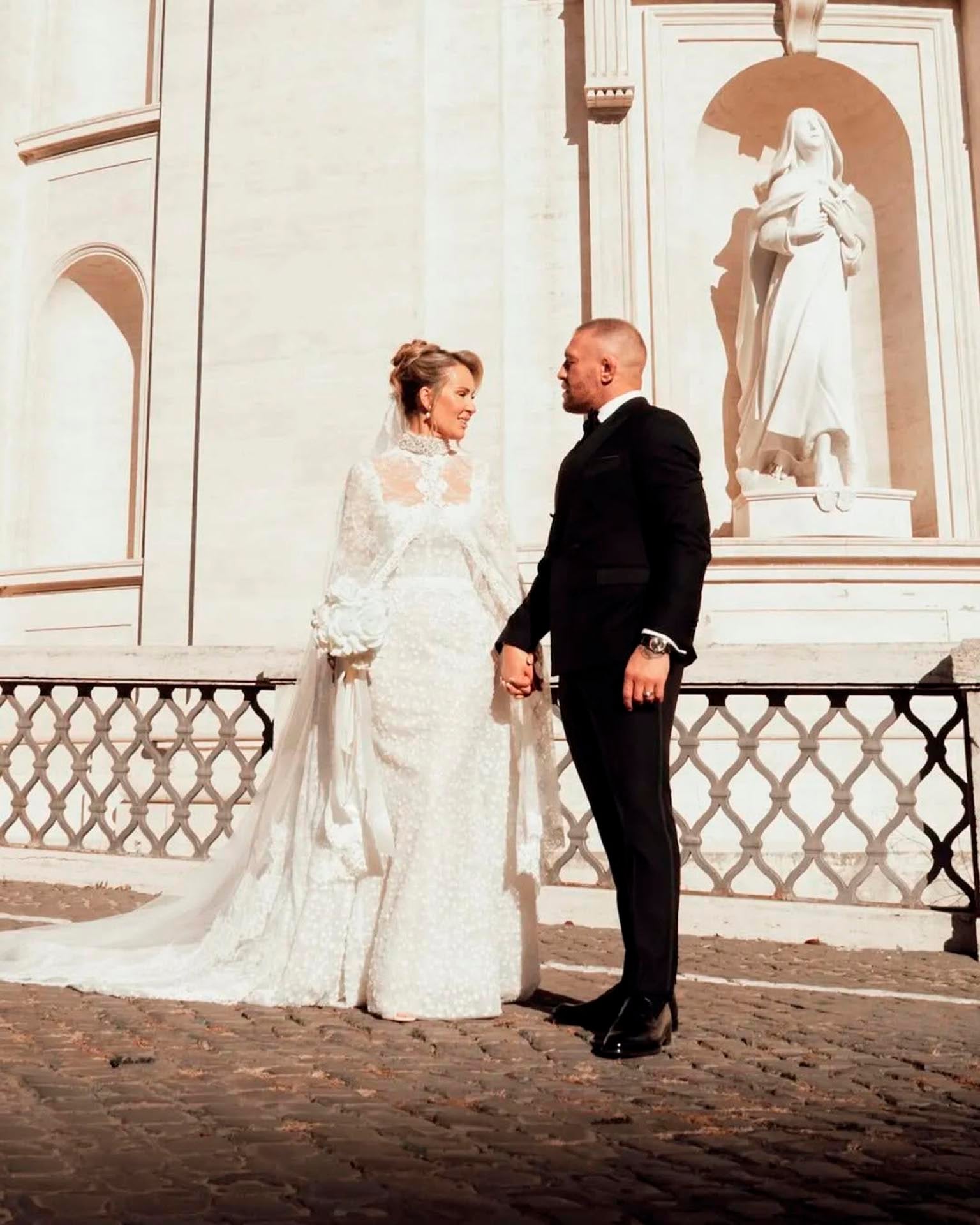 La pareja se casó en Roma (X)