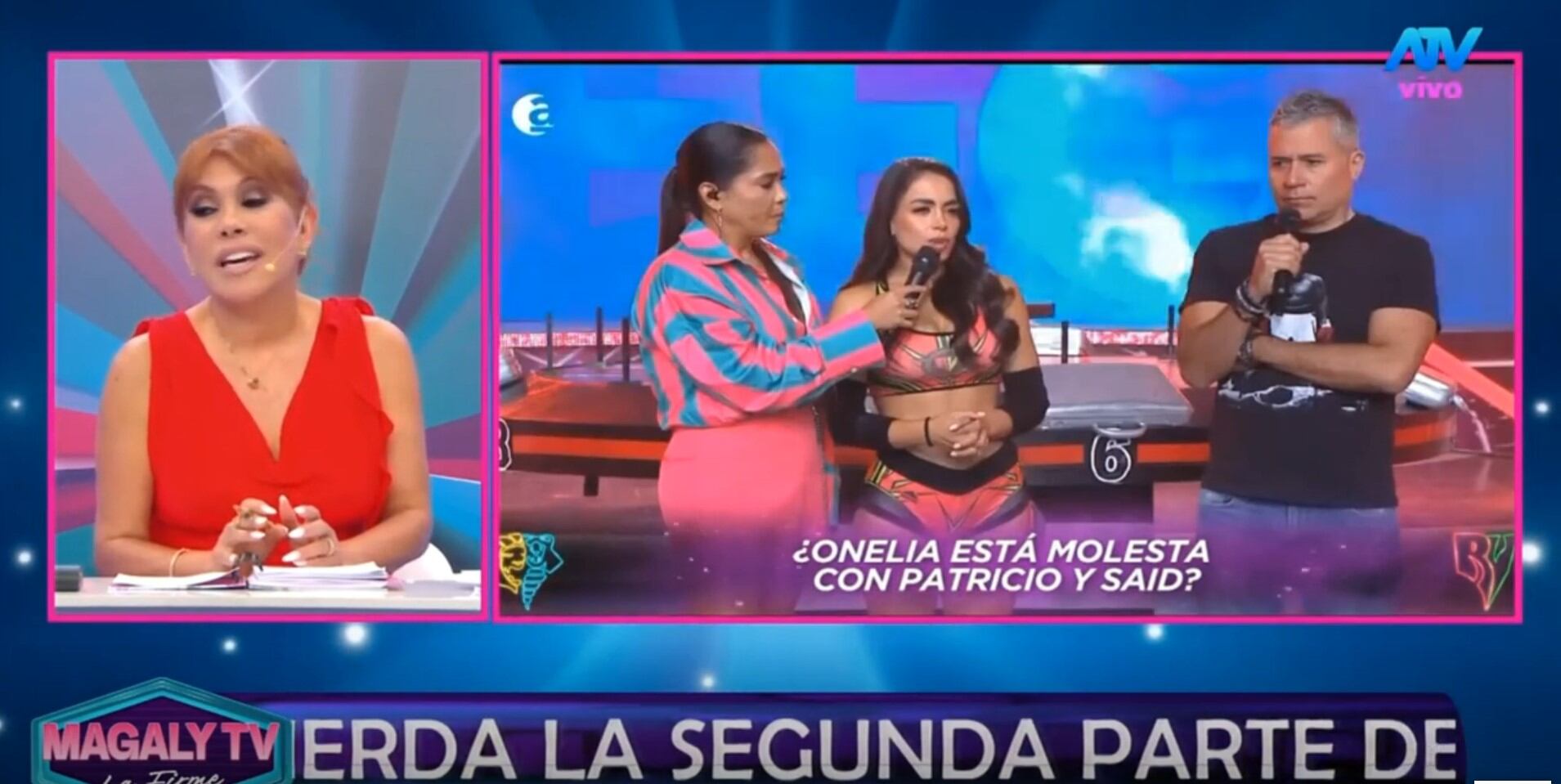 Ampay en Argentina: Onelia Molina revela su decepción con Pato Parodi en vivo. Captura: Magaly TV La Firme.