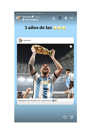 El posteo de Lionel Messi