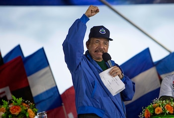 El dictador nicaragüense, Daniel Ortega