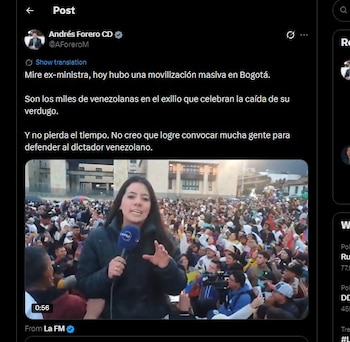 Andrés Forero también contestó al