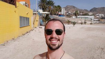 Iván Eiletz en Praia da